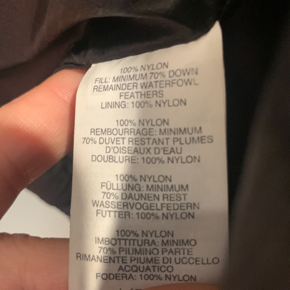 JCrew Black Down Puffer Jacket / Coat - Picture 7 of 7